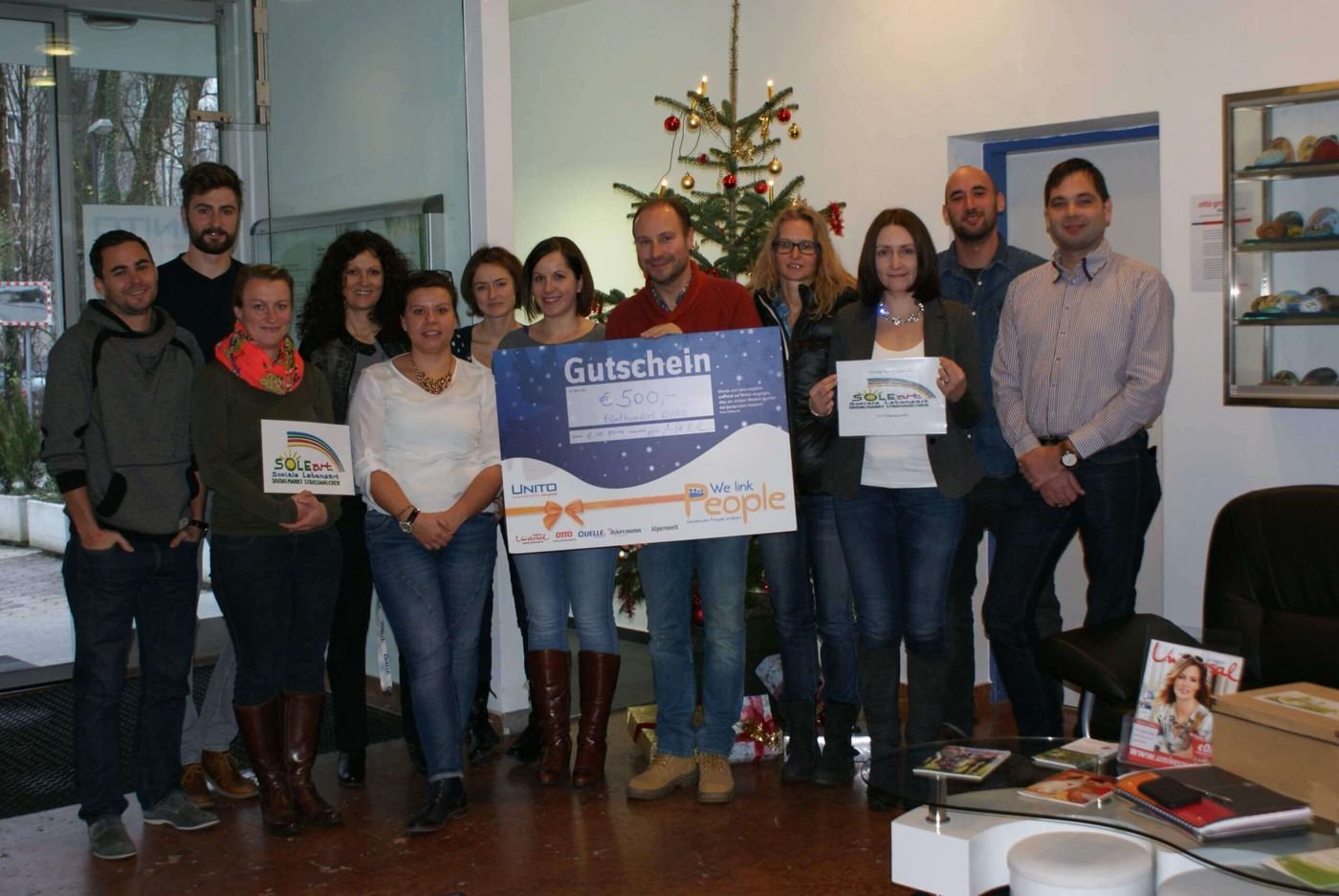 2014 Weihnachtsspende Firma UNITO