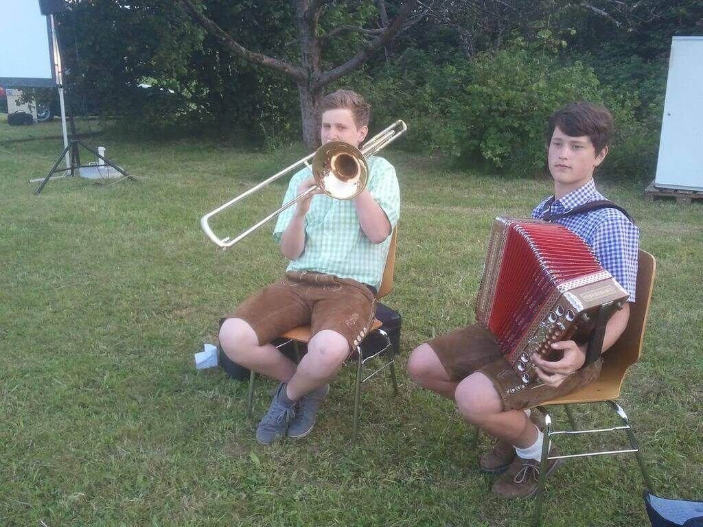2012 Musiker Einsatz beim Sommerkino in Straßwalchen