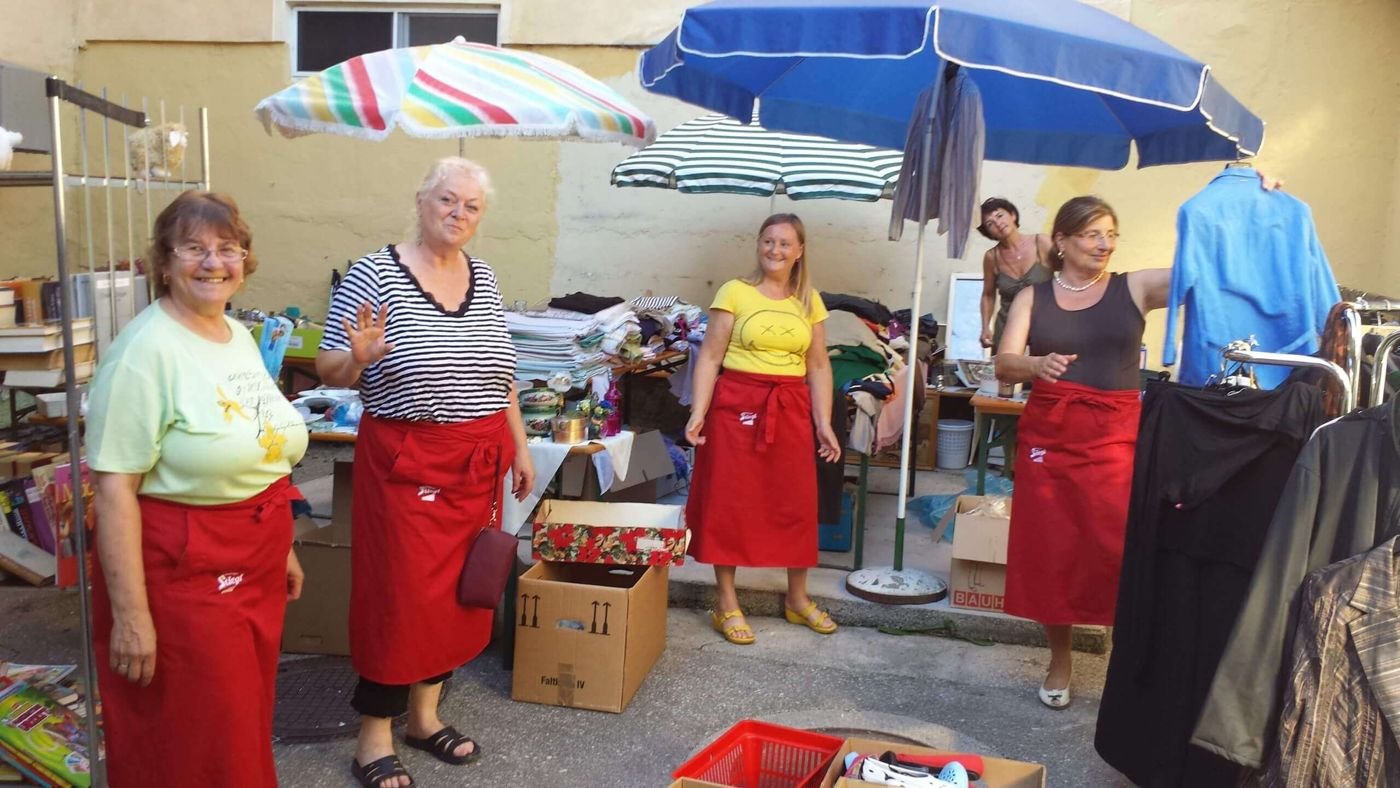 Flohmarkt anlässlich Eröffnung SOLEart 2012